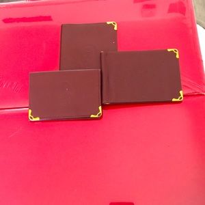 Real Cartier wallet set